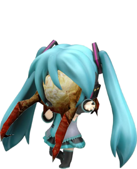 hatsune miku headcrab zombie
